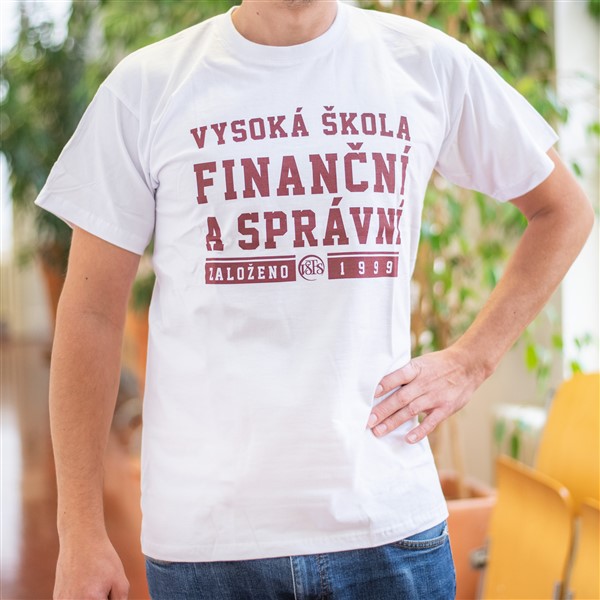 Tričko bílé VŠFS velikost L
