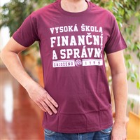 Tričko fialové VŠFS velikost M