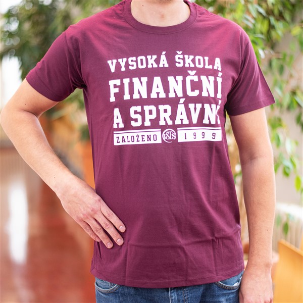 Tričko fialové VŠFS velikost M